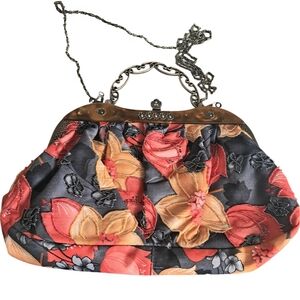 Vintage Floral Embroidered Women's Handbag